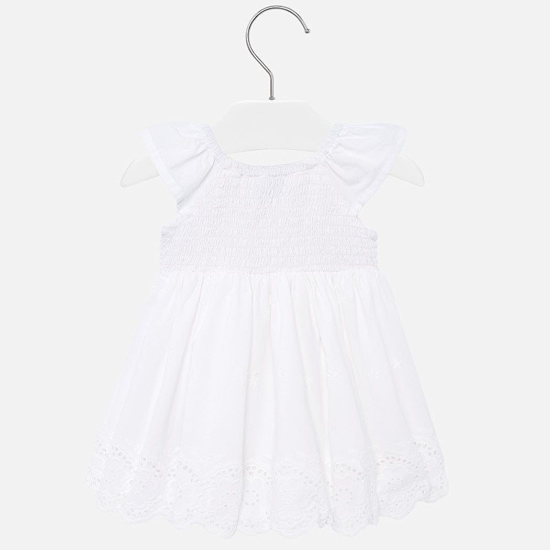 Mayoral Baby Dress Blanco