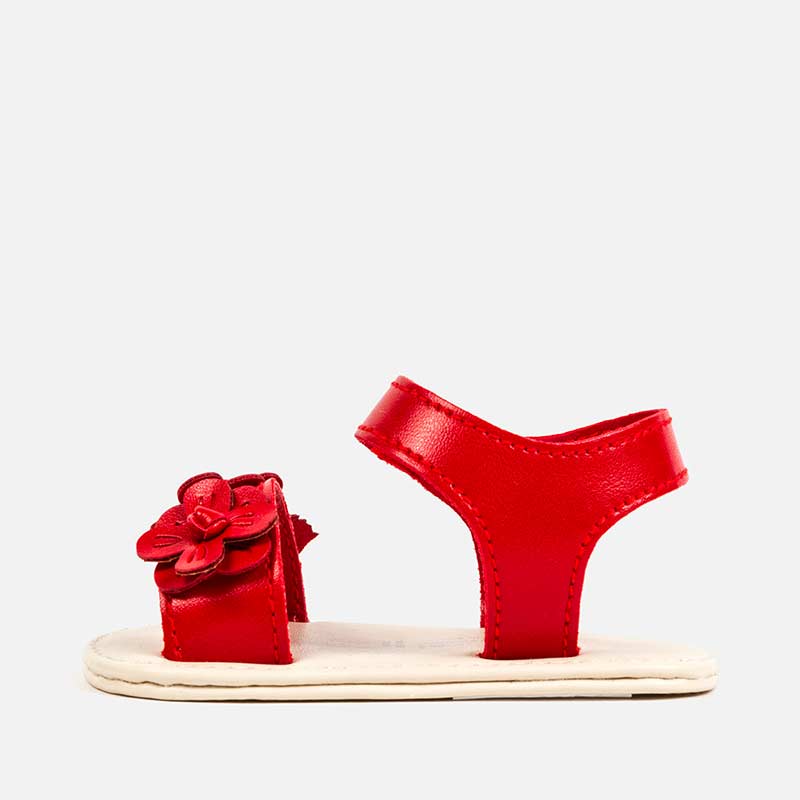 Mayoral Baby Flower Sandals Red