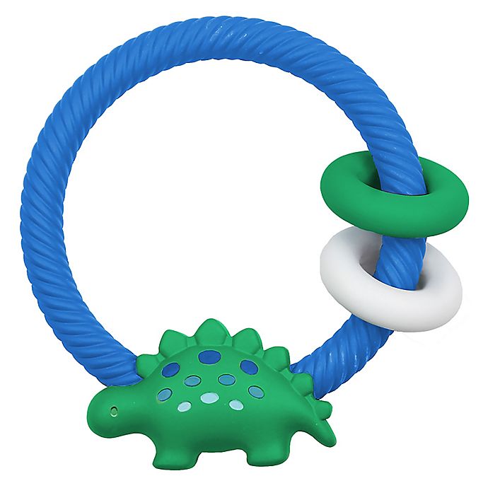 Itzy Ritzy Rattle™ with Teething Rings - Dino