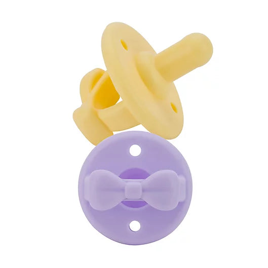 Itzy Ritzy Sweetie Soother Parcifer 0m+ 2pk - Daffodil/Purple