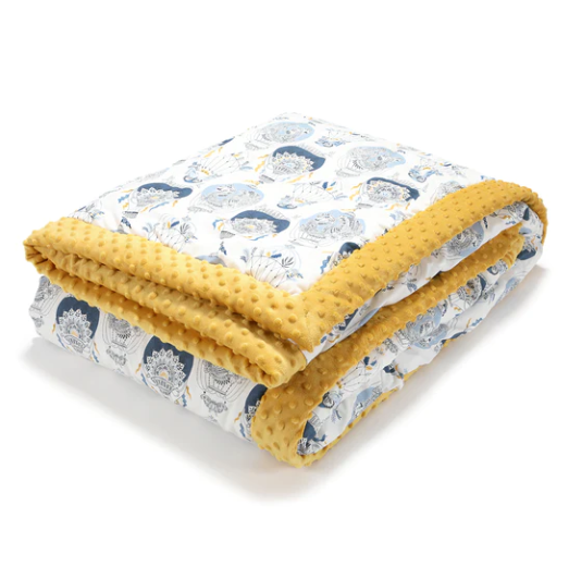 La Millou Adult Blanket 140*200cm - Cappadocia Sky/Honey