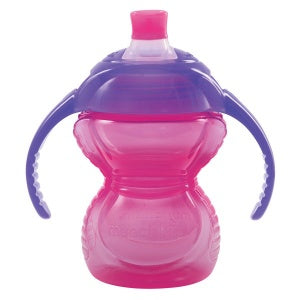 Click Lock Soft Spout 7oz Trainer Cup By Munchkin-Pink/purple