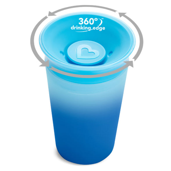 Munchkin Miracle® 360° Color Changing Cup 9oz - Blue (21337)