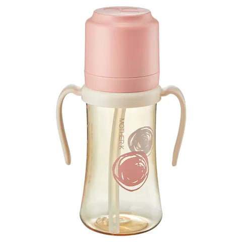 Mother-K PPSU Straw Cup 300ml - Pink