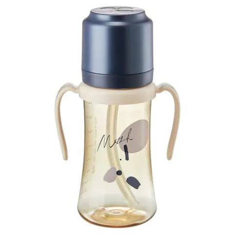 Mother-K PPSU Straw Cup 300ml - Navy