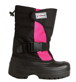 Stonz Winter Bootz Slate - Pink/Black