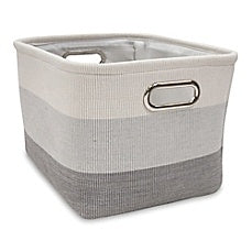 Lambs & Ivy Storage Basket - Gray Ombre