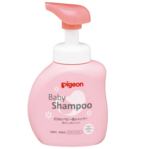 Pigeon Baby Moist Foamy Shampoo With Ceramide - Floral Fragrance 350ml 08359 pink