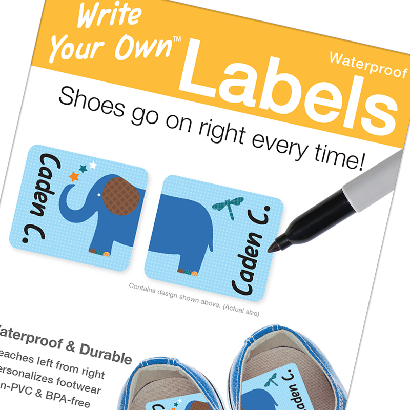 Emily Press Labels Write Your Own Shoe Labels - Parade Stars