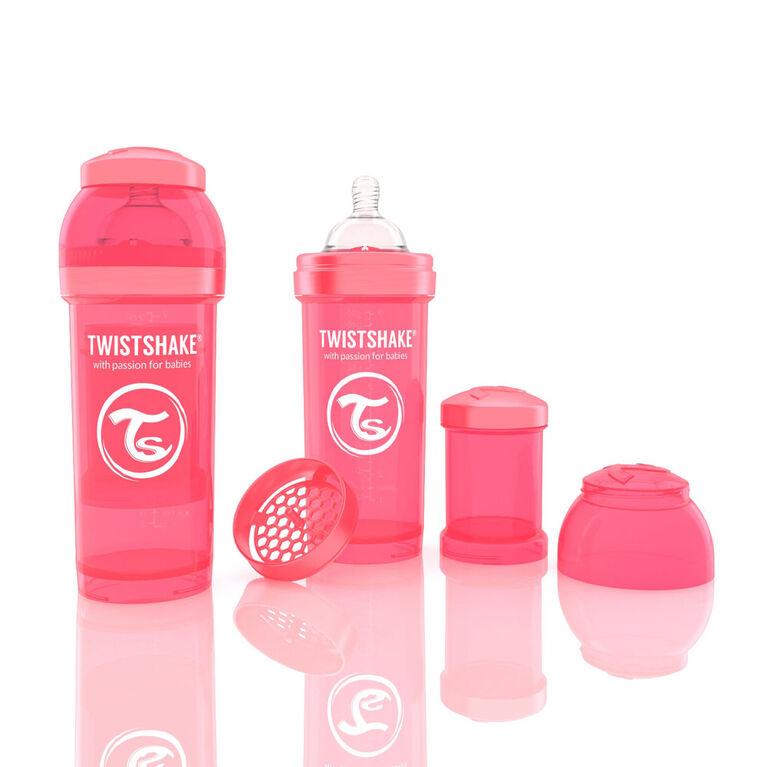 Twistshake Anti-Colic 260 mL /8OZ Bottle - Peach