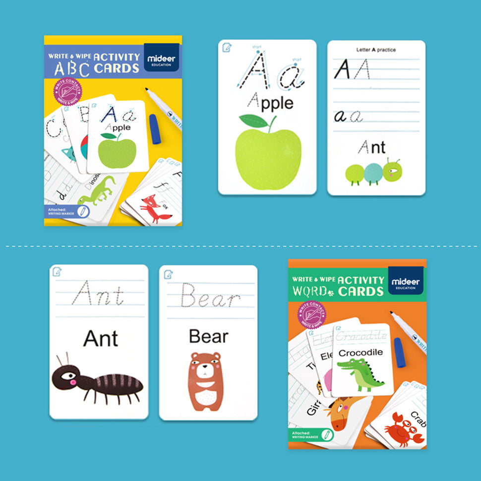 Mideer Wipe and Write Activity - ABC Cards MD1032