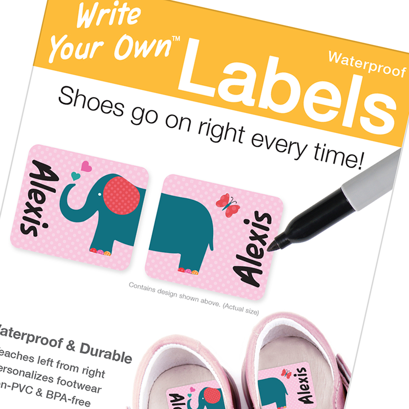 Emily Press Labels Write Your Own Shoe Labels - Parade Love