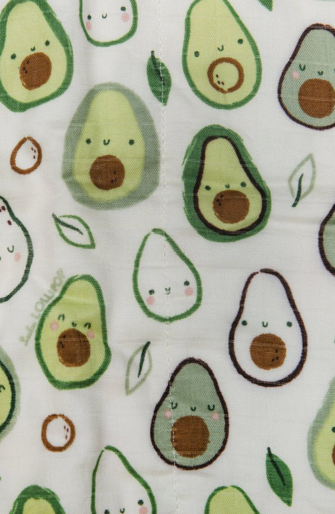 Loulou Lollipop Muslin Quilt Blanket - Avocado