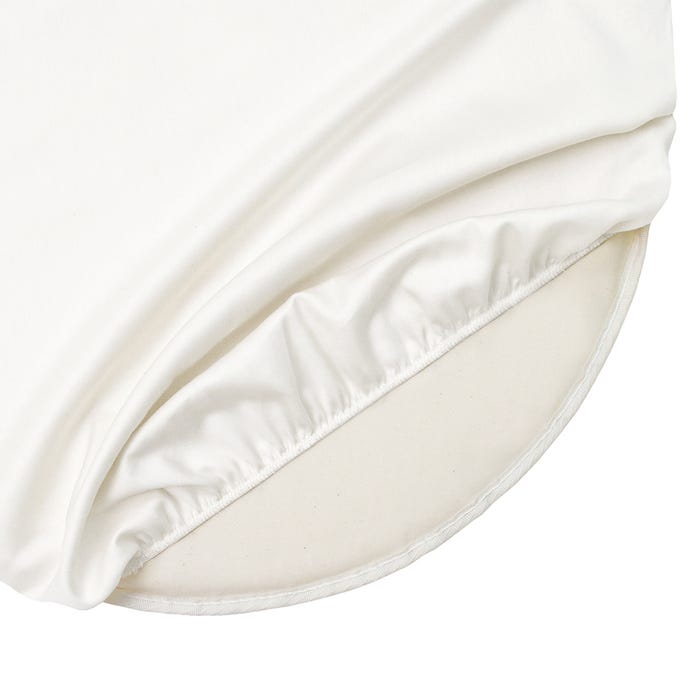 Naturepedic Oval Crib Sheet - White (Fits Stokke Sleepi) SK40W