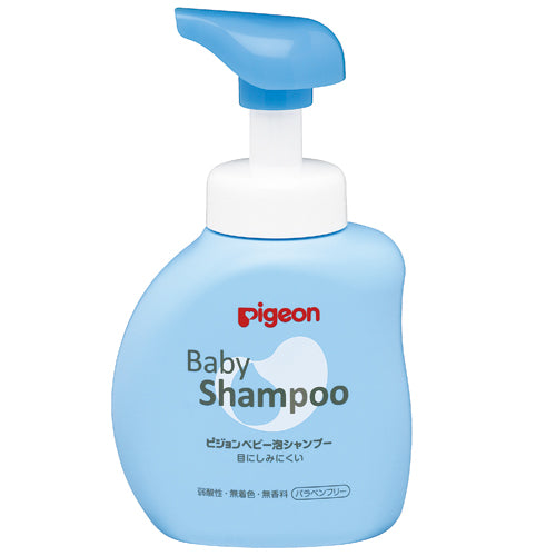 Pigeon Baby Moist Foamy Shampoo With Ceramide - Fragrance Free 350ml 1003850 blue
