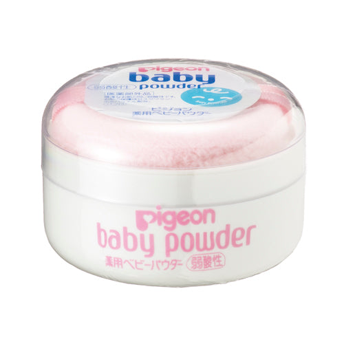 Pigeon Baby Powder With Squalane & Jojoba Oil 30g - Pink Puff  07064