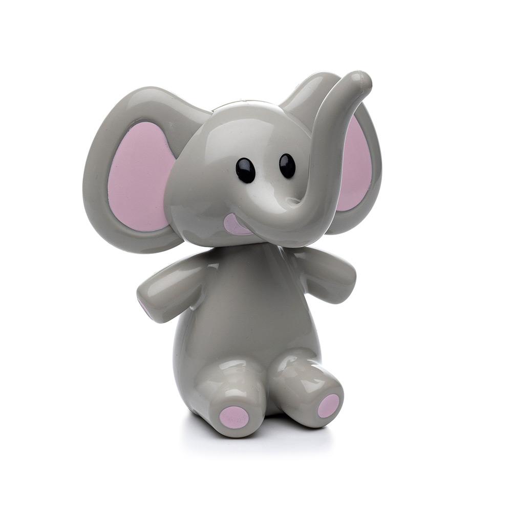 Melii Elephant Pacifier Holder - Pink Ears10500