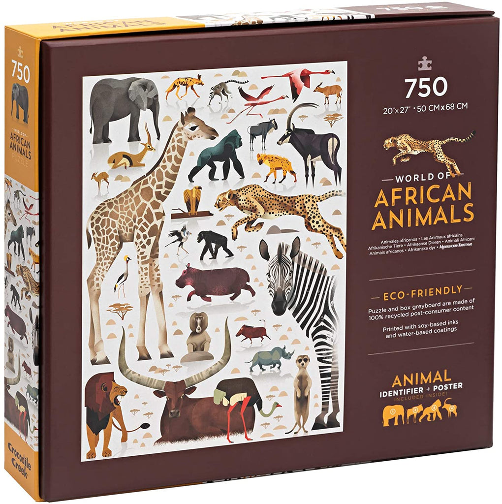 Crocodile Creek Puzzles World of African Animals 750pc 76202