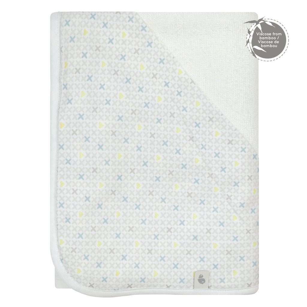 Perlim PinPin Bamboo Hooded Towel Xhearts Print