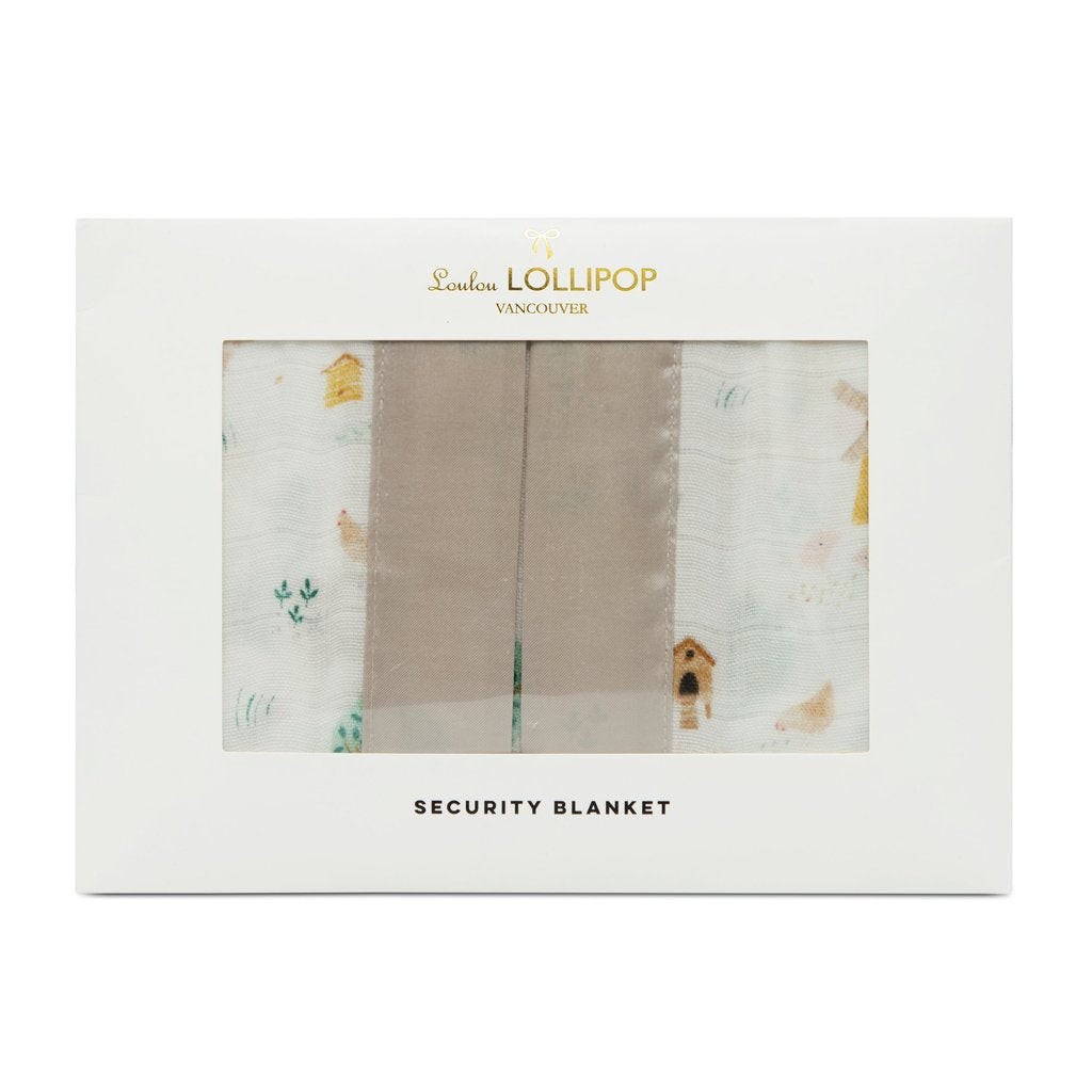 Loulou Lollipop Security Blanket - Farm Animals