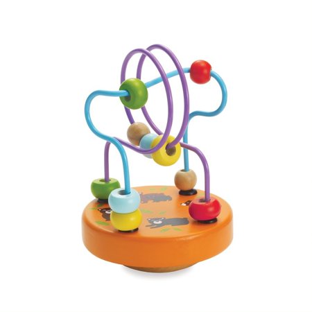 Manhattan Toys Wobble-A-Round Beads Orange