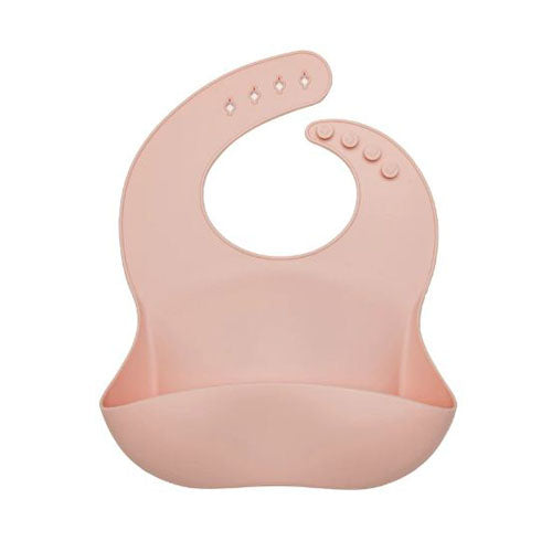 Loulou Lollipop Silicone Bib - Pink Quartz