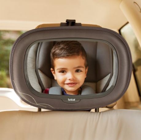Brica Mega Baby In-Sight Mirror with Soft Touch Gray 12054/12044