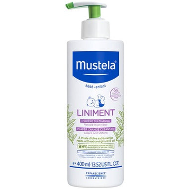 Mustela Liniment Fragrance Free Diaper Change Cleanser 400ml (Normal Skin) 908703307