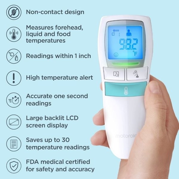 Motorola Smart Nursery Touchless Thermometer MBP66SN