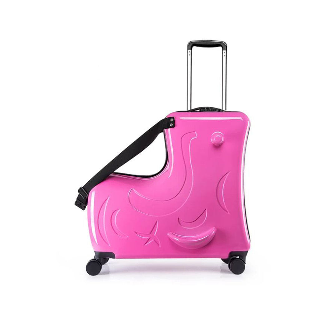 Aoweila Ride-on Luggage Case 24'' - Dark Pink