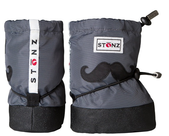 Stonz Booties Moustache Black-Grey