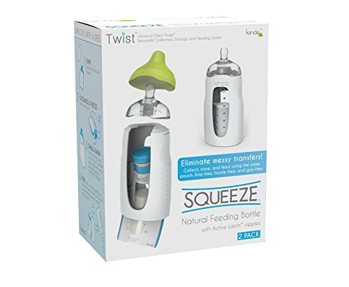 Kiinde Squeeze Natural Feeding Bottle 2pk –