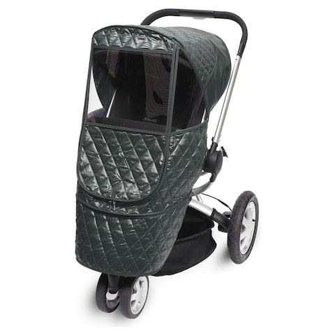 Manito Castle Beta Quilted Stroller Weather Shield - Khaki Grey