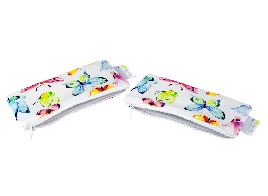 Itzy Ritzy Snack Happens™ Mini Reusable Snack and Everything Bag - Beautiful Butterflies