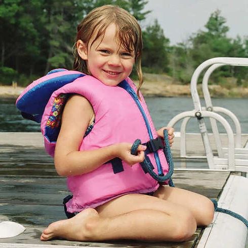Salus Nimbus Child Floatation Vest - Tie Die Pink (30-60lbs)