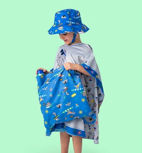 Flapjacks Kids 2-Sided Wet Bag - Dino