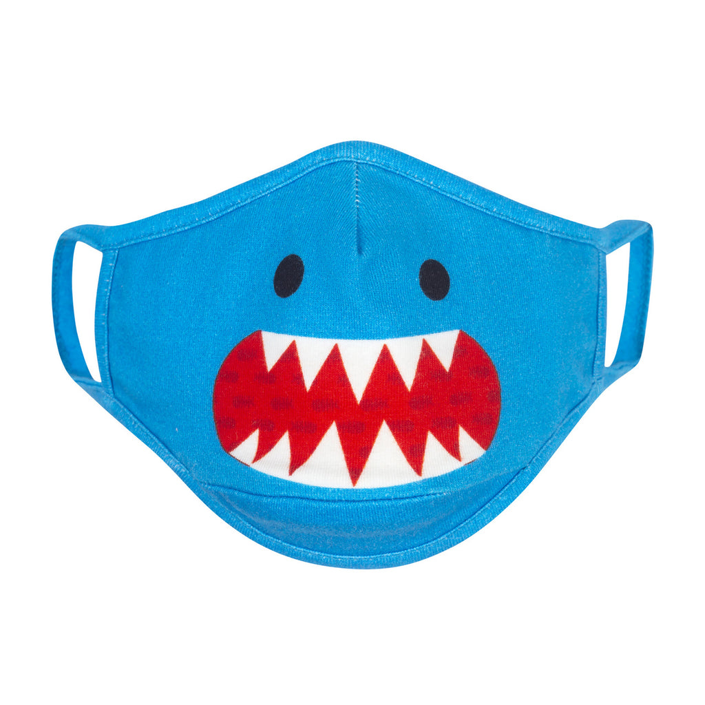 Zoocchini Organic Reusable Mask 3pk - Shark Multi