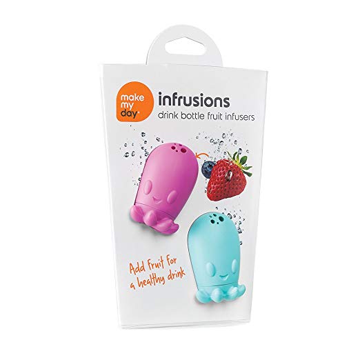 Make My Day Infrusions Drink Bottle Fruit Infusers - Blue/Purple