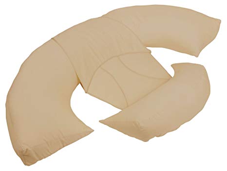 Leachco Body Bumper Pregnancy/Maternity Contoured Body Pillow System - Khaki