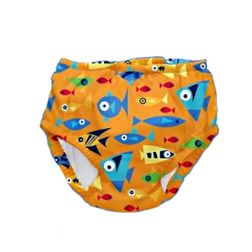 I play by Green Sprouts Ultimate Newborn Swim Diaper - Orange Fish