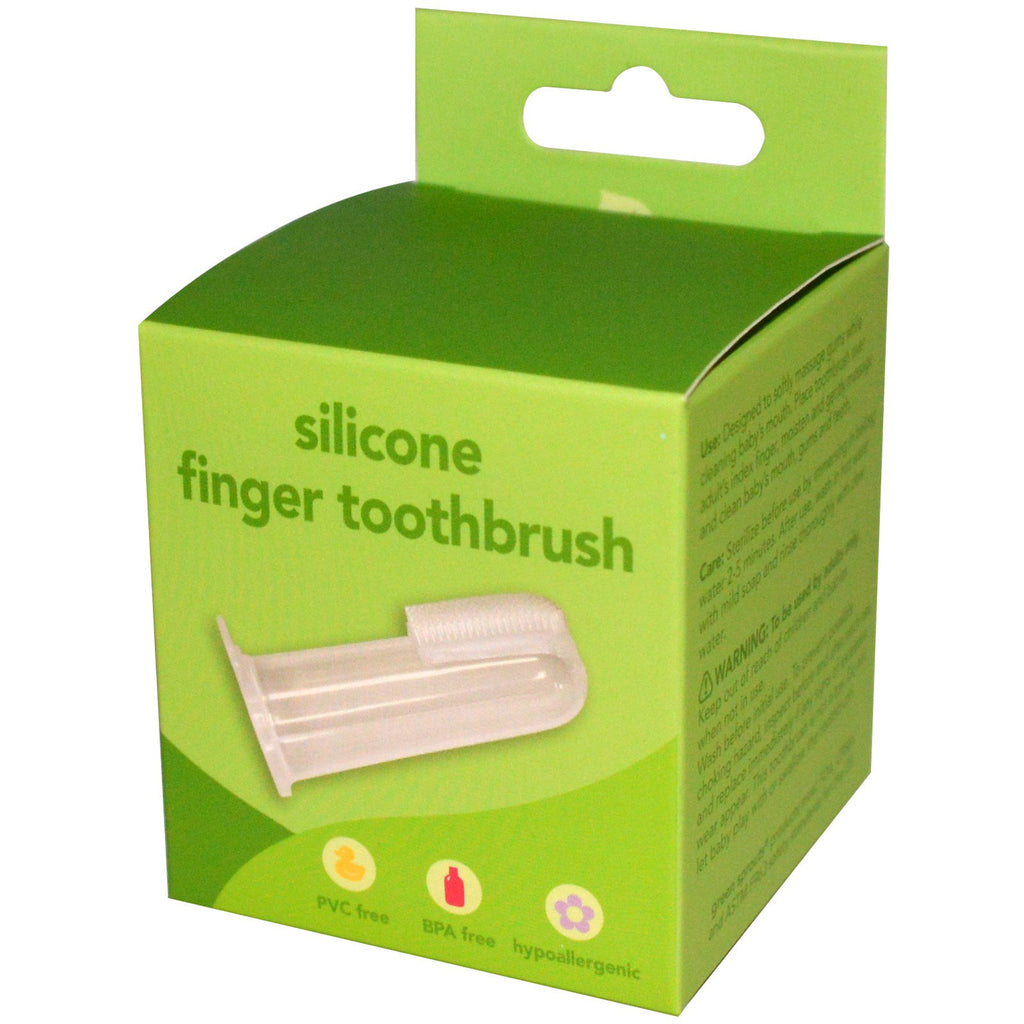 Green Sprouts Finger Toothbrush - Clear