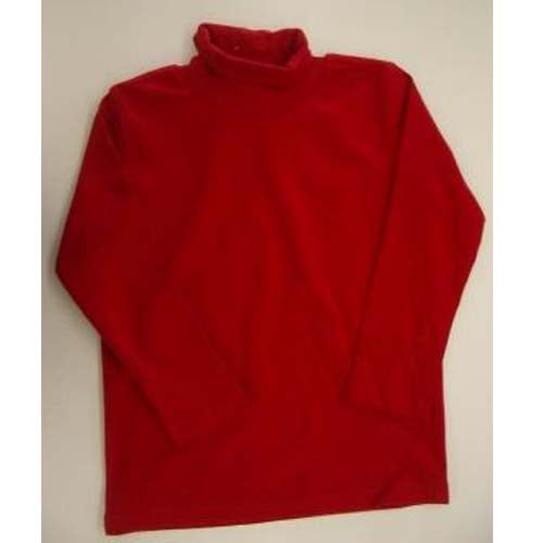CR SPORTS Long Sleeve Turtle Neck Tee - Red