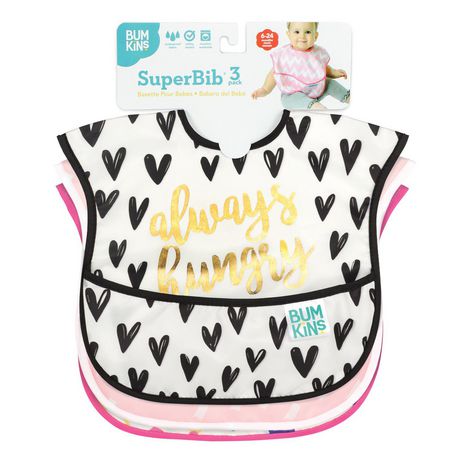 Bumkins SuperBib 3pk - Always Hungry, Feed Me, Good Vibes