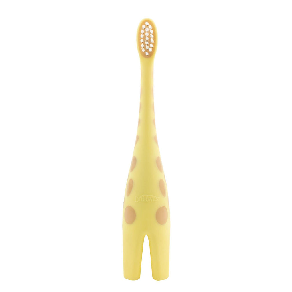 Dr. Brown's Infant-To-Toddler Toothbrush Giraffe - Yellow HG060-CA-P4