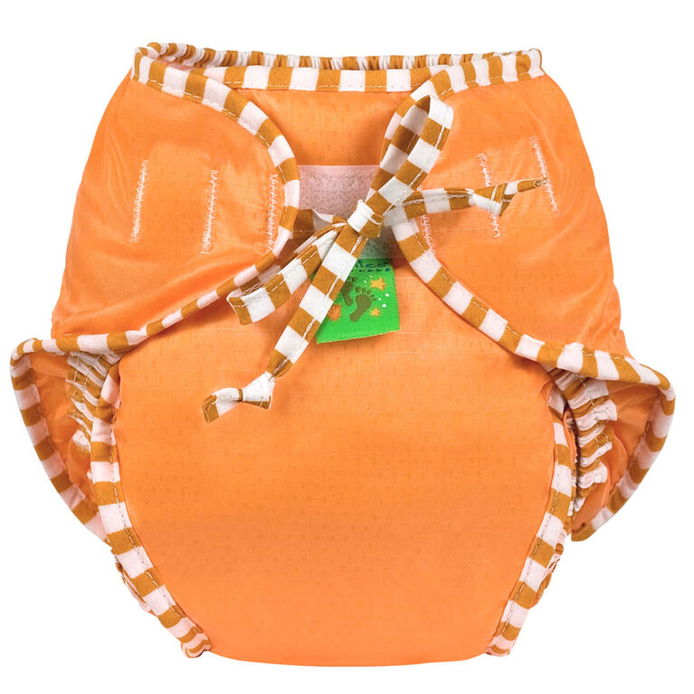 Kushies Swimsuit Diaper - Orange Medium
