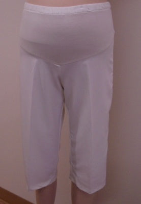 TM Maternity Capri - White