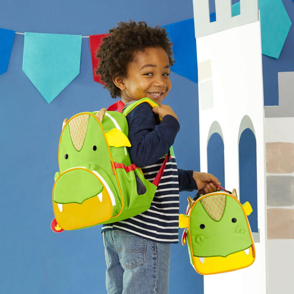 Skip Hop Zoo Lunchie Insulated Kids Lunch Bag - Dragon