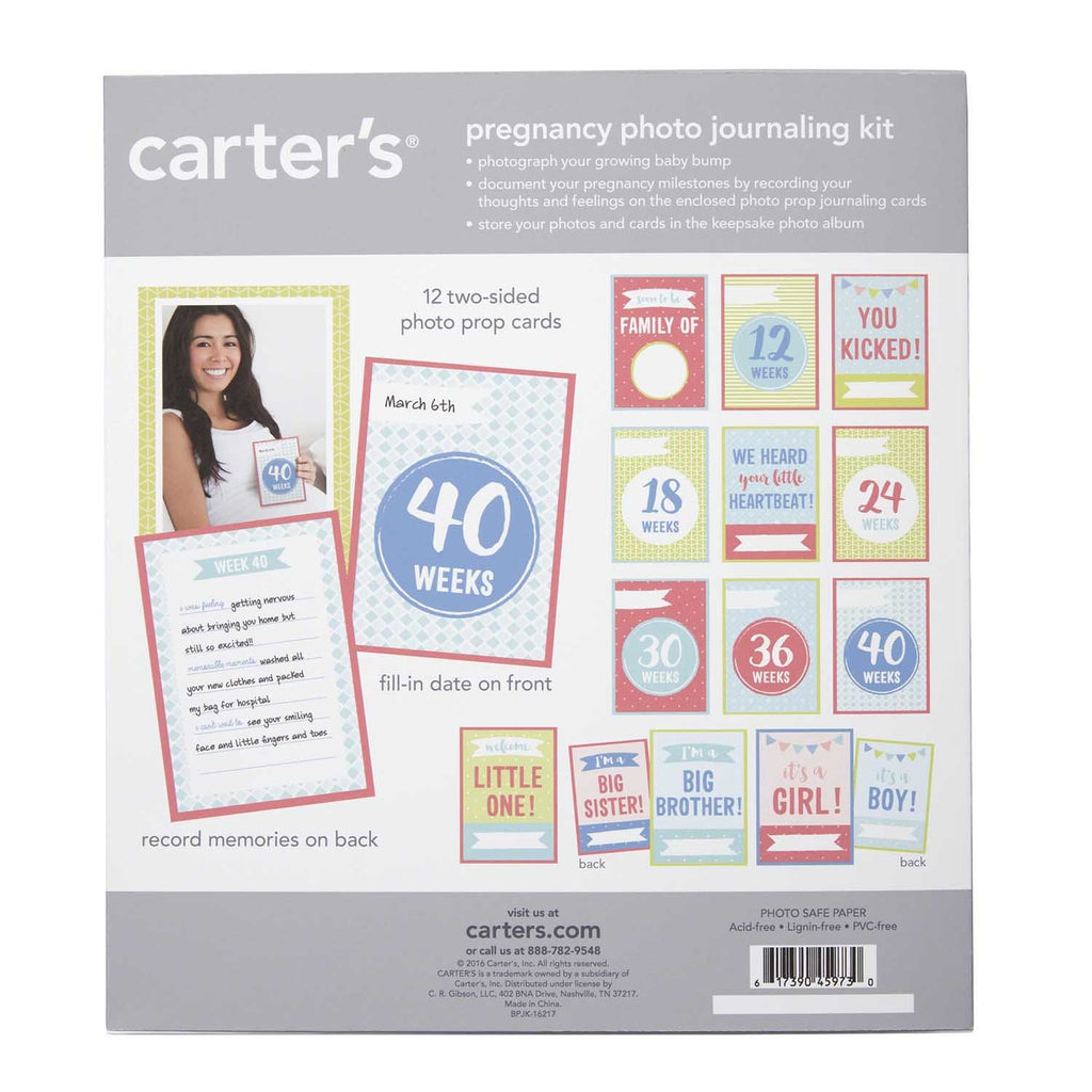 Carter's Pregnancy Photo Journal Kit, Here Comes Baby