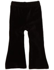 CR KIDS Girls Velour Pants with Pockets - Black