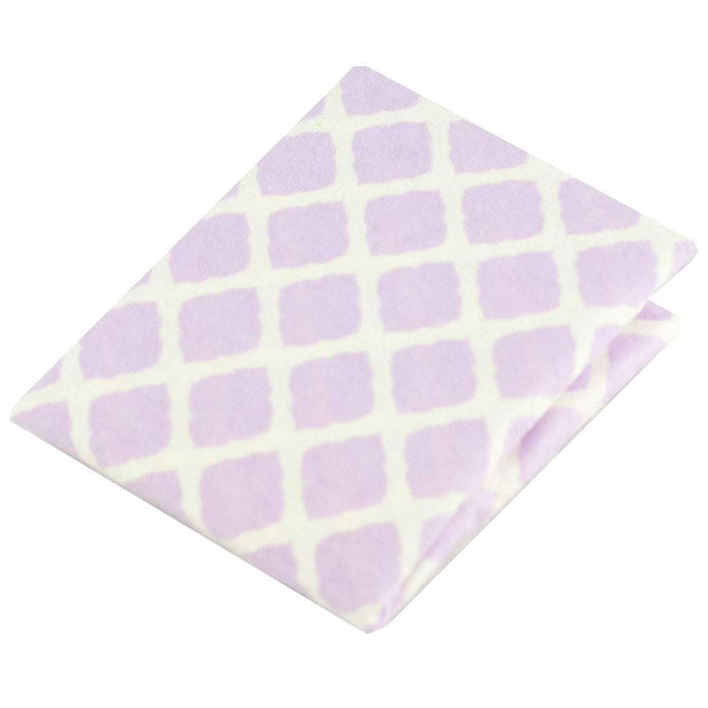 Ben & Noa Change Pad Cover - Lilac Lattice